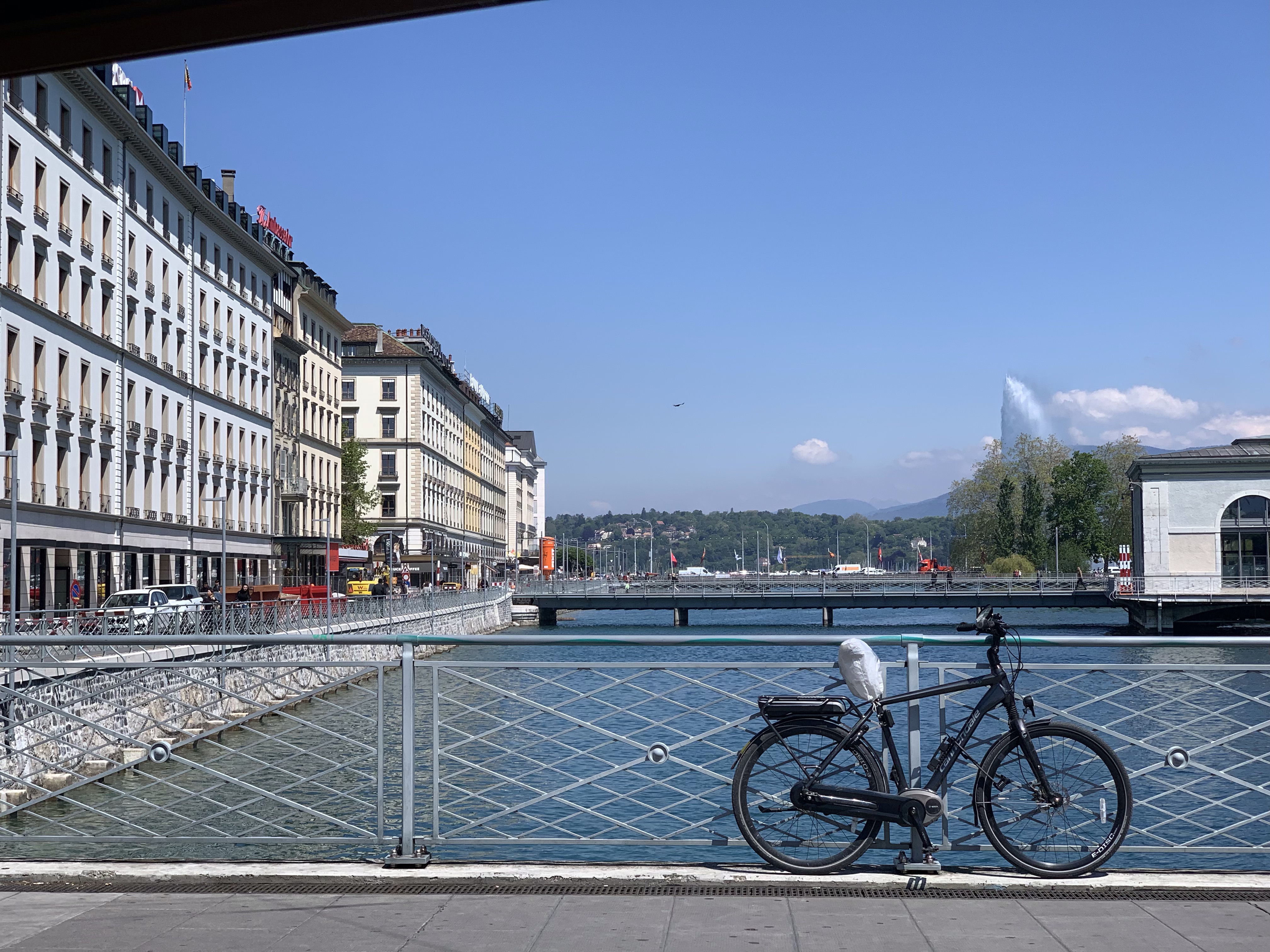 Lake Geneva and Jet d'Eau